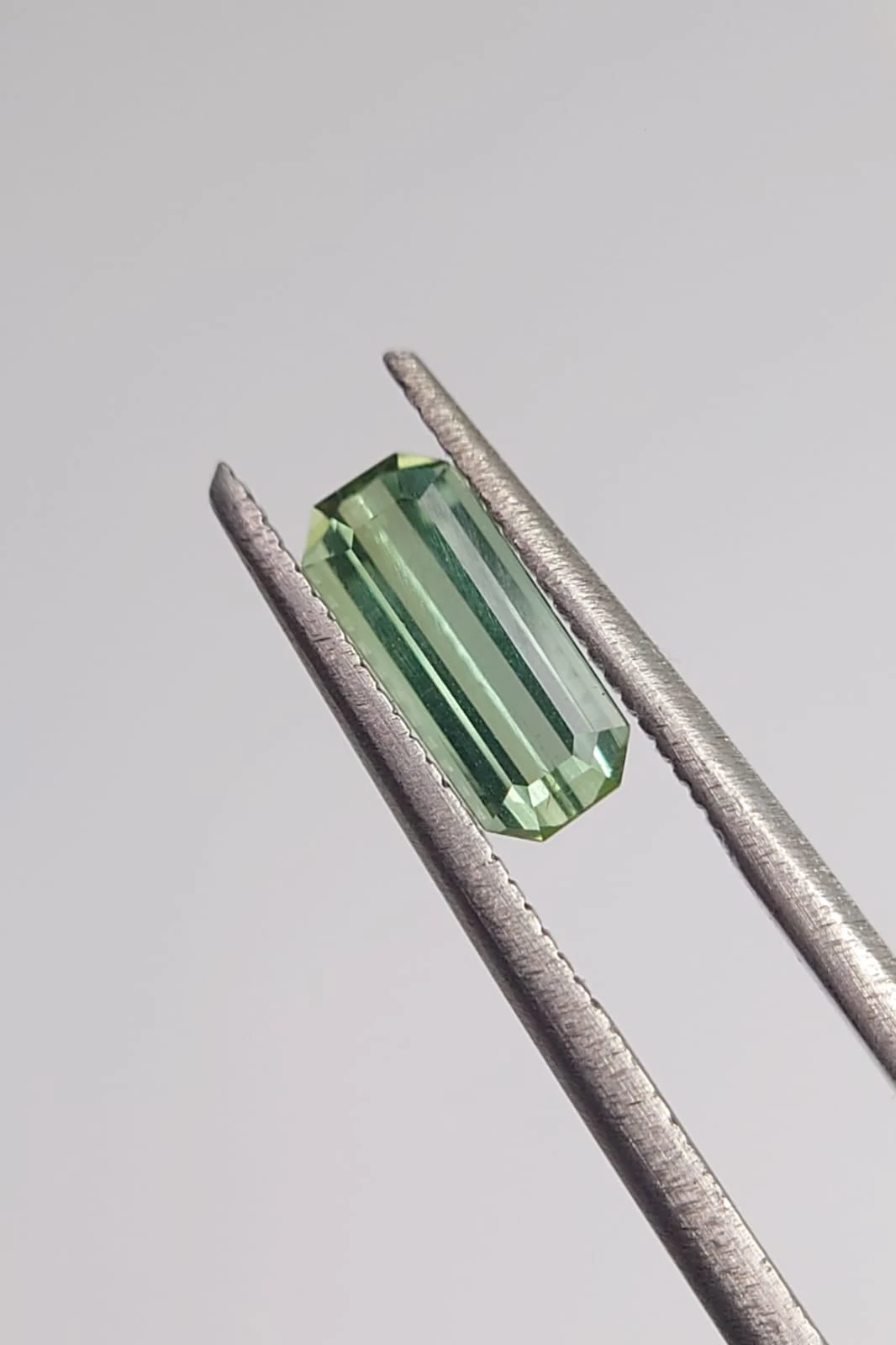 0.9ct Tourmaline Emerald Cut loose Gemstone From Nigeria — view 2